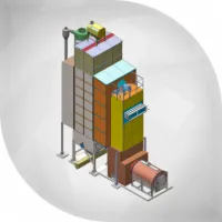 Зерносушилка шахтная Р1-С40Г на газовом топливе
